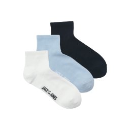 JACK & JONES Șosete 'JACNATE' bleumarin / albastru deschis / alb