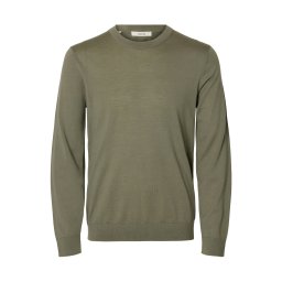SELECTED Pulover 'SLHTray' verde