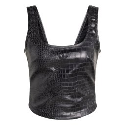 ADIDAS ORIGINALS Top negru / alb
