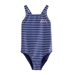 Next Costum de baie întreg bleumarin / rosé / alb