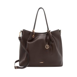 L.CREDI Geantă de umăr 'Ebony' maro închis