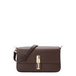 FURLA Geantă de umăr 'Iride' maro închis