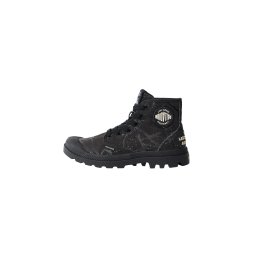 Palladium Bocanci cu șireturi 'PAMPA' negru / alb