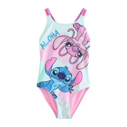 Next Costum de baie întreg azur / albastru deschis / mauve / roz deschis