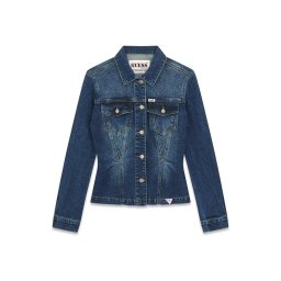 GUESS Originals Geacă de primăvară-toamnă albastru denim