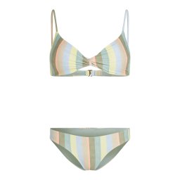 O'NEILL Costum de baie două piese 'Matira ' albastru deschis / kaki / oliv / portocaliu somon