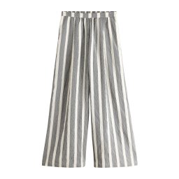 Next Pantaloni negru / alb natural
