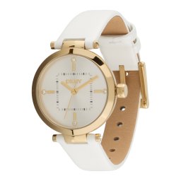 DKNY Ceas analogic 'Urban' auriu / alb