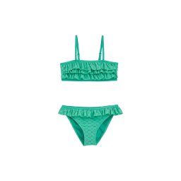 WE Fashion Costum de baie două piese verde