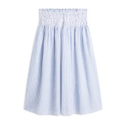 TOMMY HILFIGER Fustă albastru deschis / alb