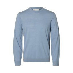 SELECTED Pulover 'SLHTray' albastru pastel
