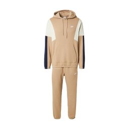 Nike Sportswear Trening 'CLUB FLEECE' bej / fildeş / albastru închis / alb