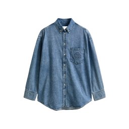 GANT Bluză albastru denim