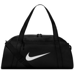 NIKE Geantă sport 'CLUB' negru / alb