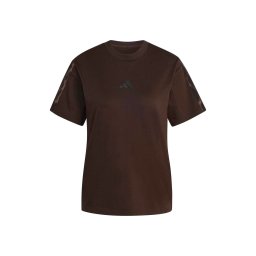 ADIDAS SPORTSWEAR Tricou funcțional 'Seasonal Essentials' ciocolatiu / negru