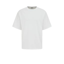 WE Fashion Tricou 'Boxy' alb