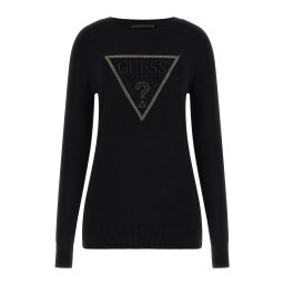 GUESS Pulover 'SASHA' gri / negru