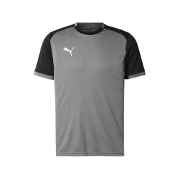 PUMA Tricou funcțional 'TeamLIGA26 Matchday' gri închis / negru / alb