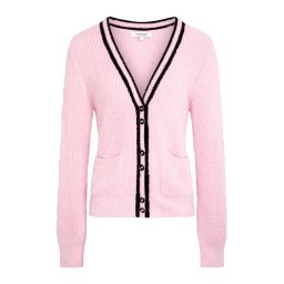 Morgan Geacă tricotată '261-MELROSE' albastru închis / roz deschis / alb