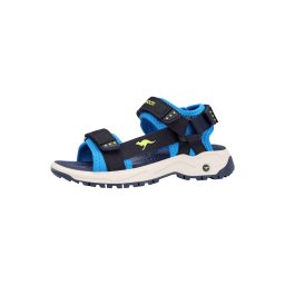 KangaROOS Pantofi deschiși 'K-AS Jamie' bleumarin / azur / galben neon