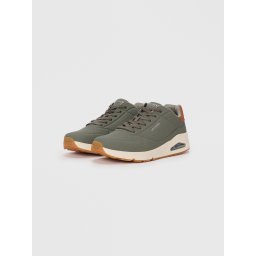 SKECHERS Sneaker low 'Uno - Suited On Air' albastru marin / alb
