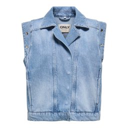 ONLY Vestă 'ONLFinely' albastru denim