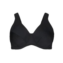 Swim by Zizzi Sutien costum de baie 'SRika' negru