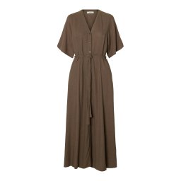 SELECTED Rochie 'SLFVIVA' ciocolatiu