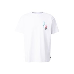 Volcom Tricou 'MICKEY MASON' ciocolatiu / roz pal / sângeriu / alb