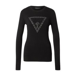 GUESS Pulover 'MACIE' safir / maro cappuccino / negru