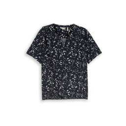 Tom Tailor Women + Bluză albastru noapte / alb