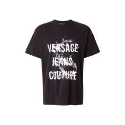 Versace Jeans Couture Tricou negru / alb