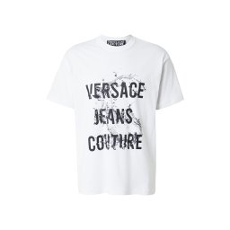 Versace Jeans Couture Tricou negru / alb