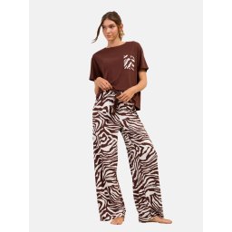 Friends Like These Pijama ciocolatiu / alb