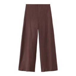 MANGO Pantaloni 'LINOVIS' ciocolatiu