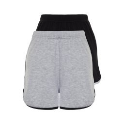 Trendyol Pantaloni de pijama gri deschis / negru