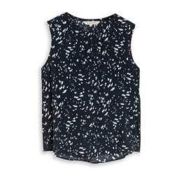 TOM TAILOR Bluză bleumarin / alb