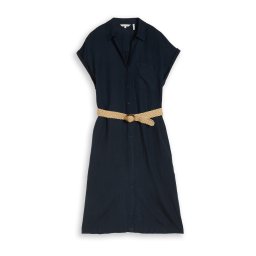 TOM TAILOR Rochie tip bluză albastru închis