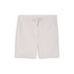 TOM TAILOR Pantaloni eleganți gri taupe / alb murdar