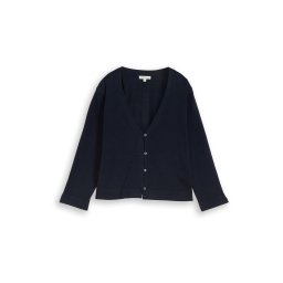 TOM TAILOR Geacă tricotată bleumarin