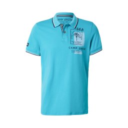 CAMP DAVID Tricou verde jad / negru / alb
