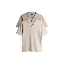 The Set Tricou alb kitt / ecru