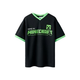 NAME IT Tricou 'NKMMali Minecraft' verde / negru / alb