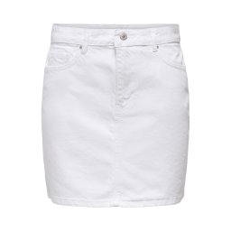ONLY Fustă 'ONLStella' alb denim