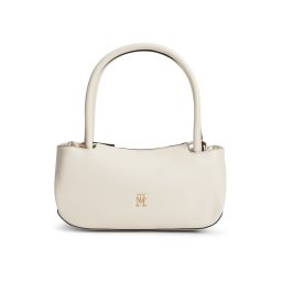 TOMMY HILFIGER Geantă de umăr 'Logo Tape Shoulder' crem