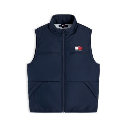 TOMMY HILFIGER Vestă albastru marin / roșu / alb
