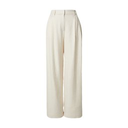 The Base Theory Pantaloni cu dungă 'PLEATED LINEN PANTS' bej