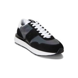 Polo Ralph Lauren Sneaker low 'TRAIN 89' gri închis / negru / alb