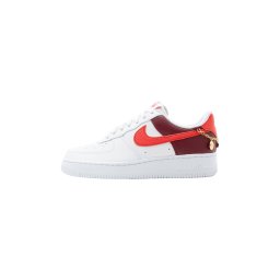 Nike Sportswear Sneaker low 'Air Force 1 '07' portocaliu homar / roșu bordeaux / alb