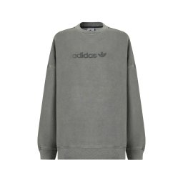 ADIDAS ORIGINALS Bluză de molton 'ESS' negru / negru amestecat